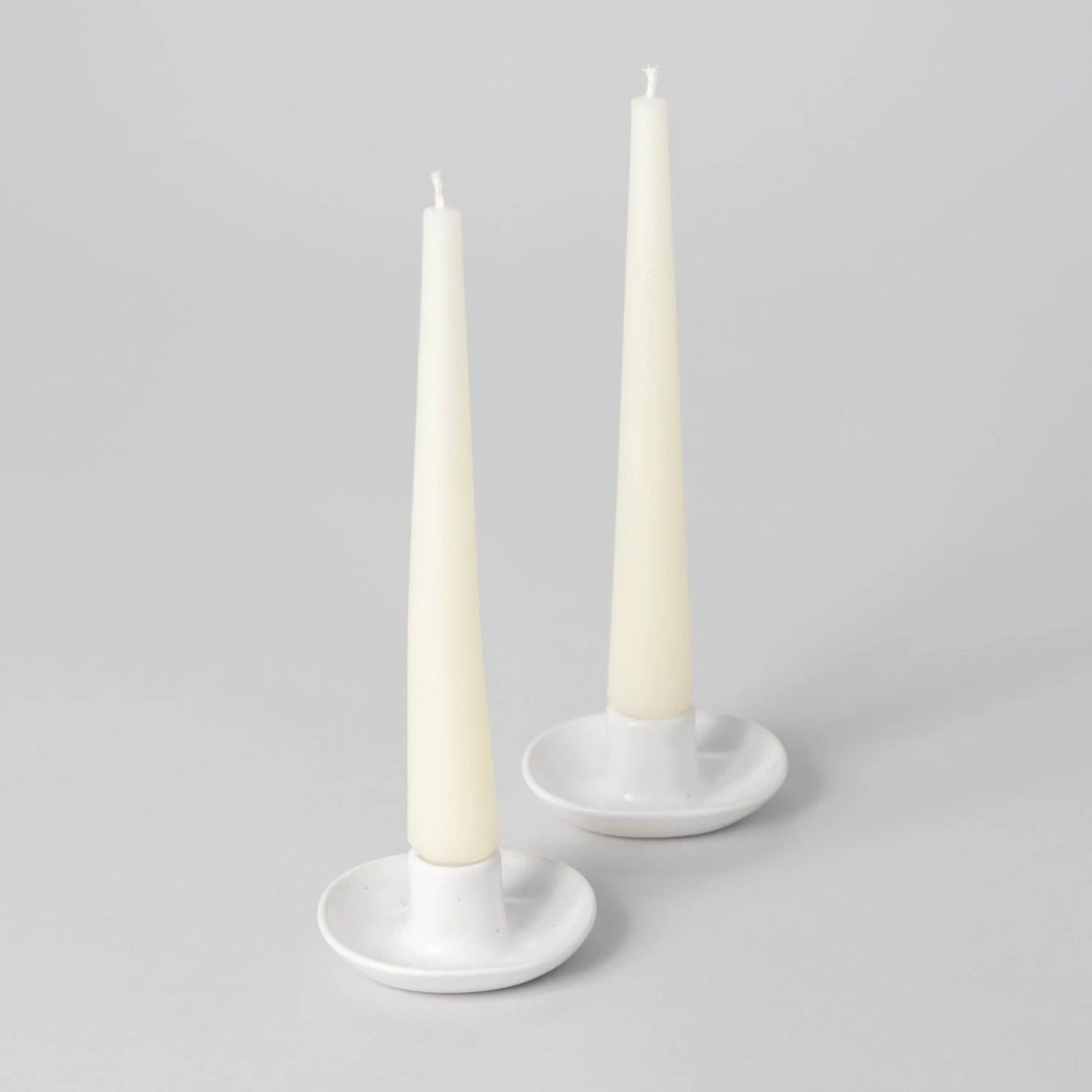 Artisan Stoneware Candle Holders, durable and modern design for stylish home decor