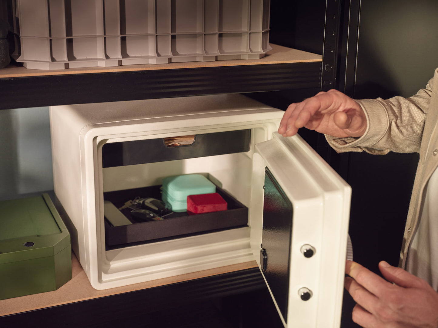 Zenvira Home Fire Safe – Biometric & Keypad Fireproof Protection