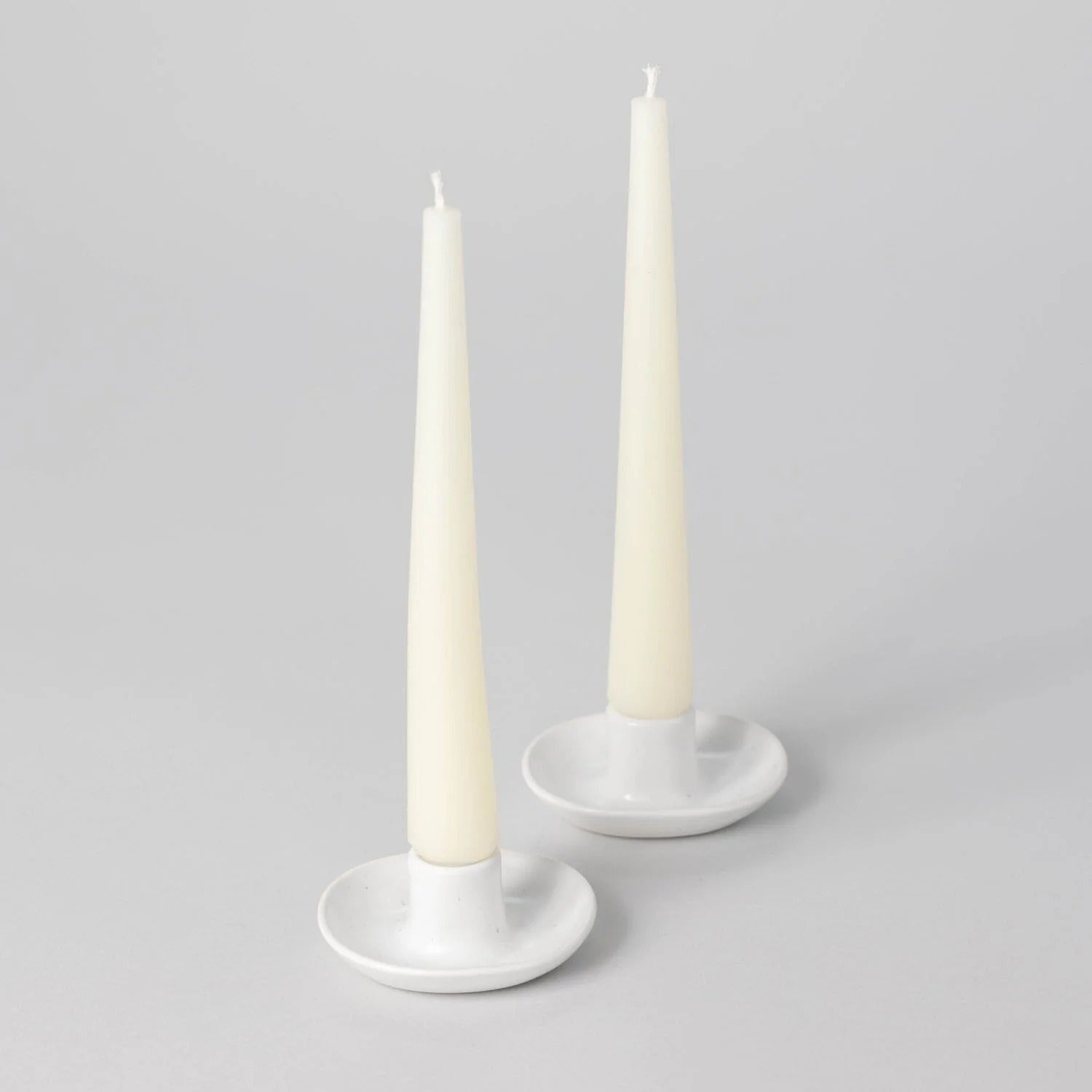 Artisan Stoneware Candle Holders, durable and modern design for stylish home decor