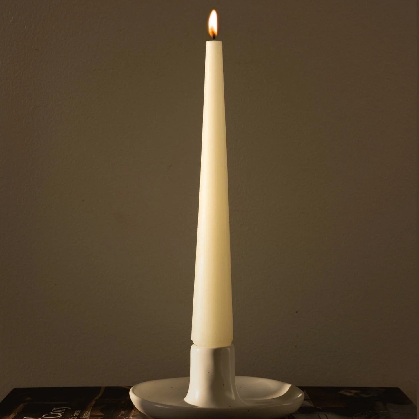 Artisan Stoneware Candle Holders, durable and modern design for stylish home decor