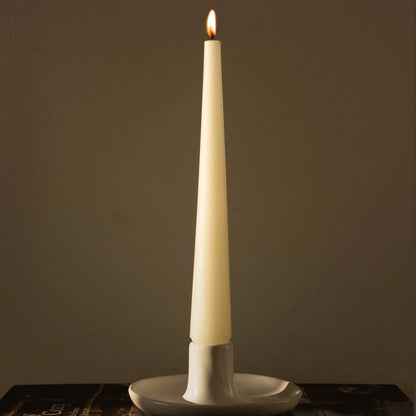 Artisan Stoneware Candle Holders, durable and modern design for stylish home decor