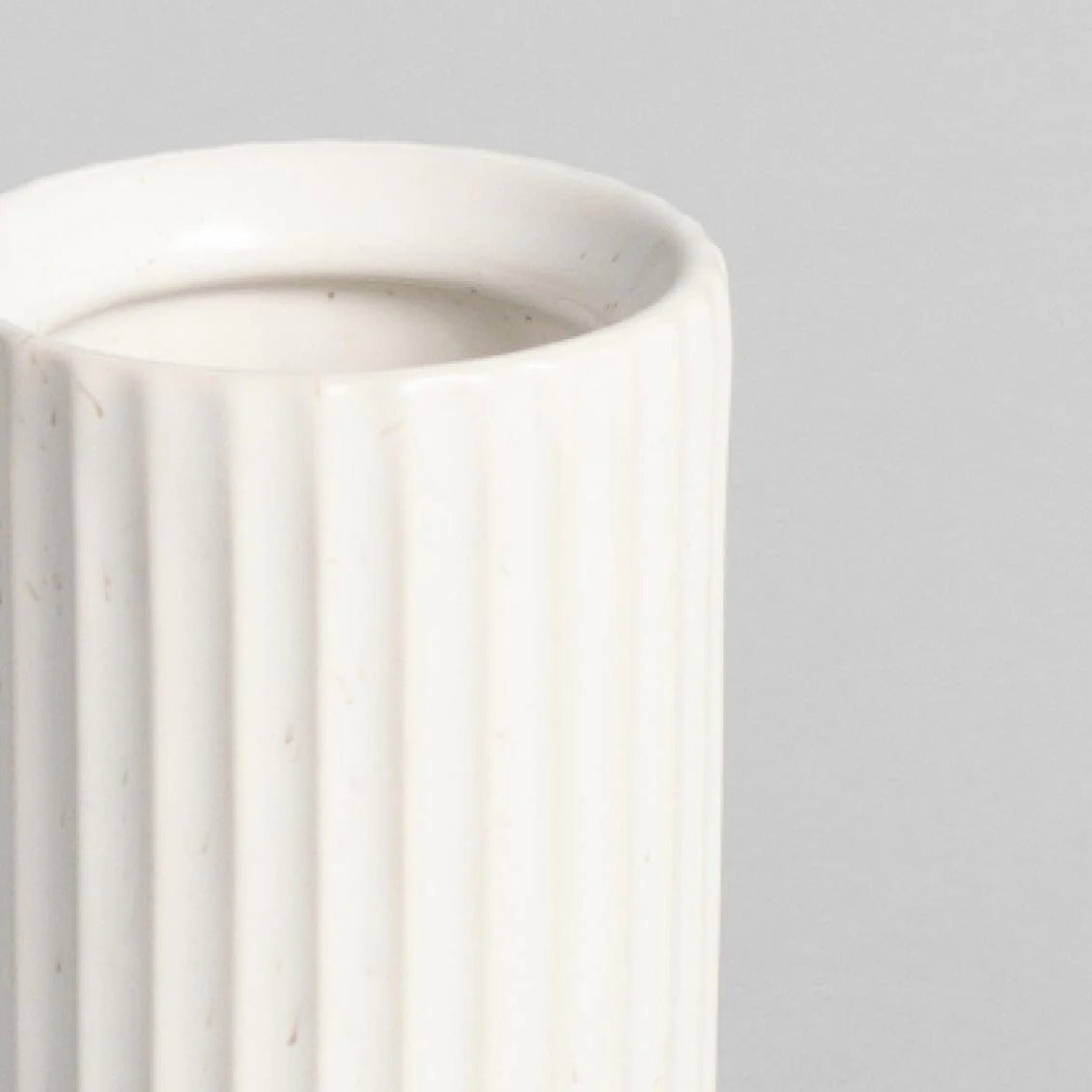Hand-Finished Ceramic Tall Bud Vase, minimalist modern decor for stylish home interiors