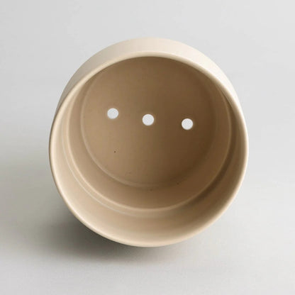 Zenvira Artisan Ceramic Planter with Drainage and Tray, perfect for stylish indoor plant display