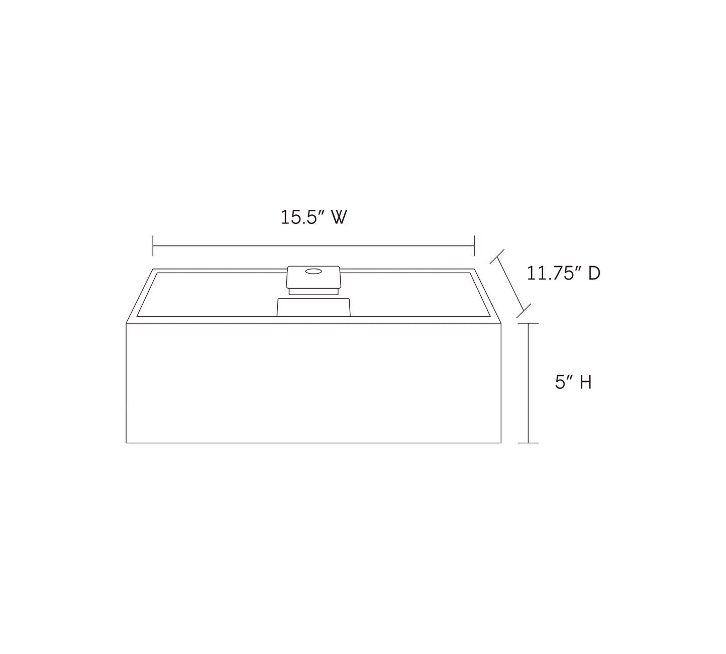 Zenvira Home Top-Opening In-Drawer Biometric Safe