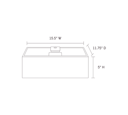 Zenvira Home Top-Opening In-Drawer Biometric Safe