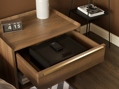 Zenvira Home Top-Opening In-Drawer Biometric Safe